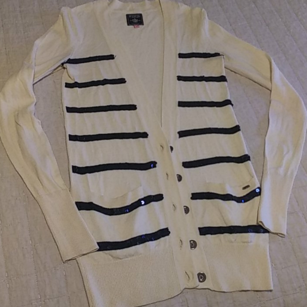 Vintage Pink Victoria's secret cotton cardigan